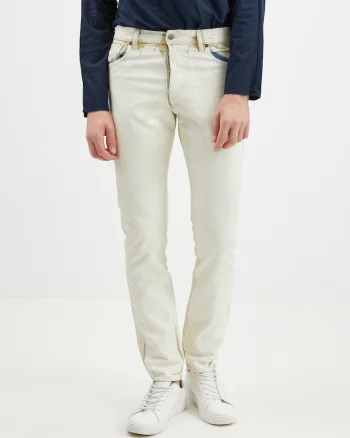 Blugi slim fit cu detaliu decorativ