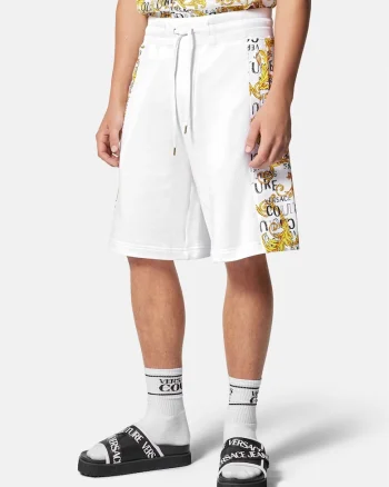Pantaloni de trening scurti din bumbac