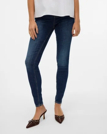 Blugi cu talie medie skinny