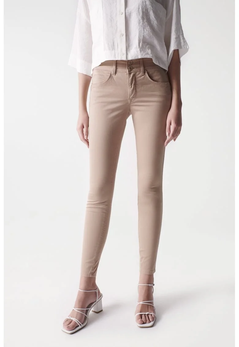 Blugi Skinny cu talie inalta Secret