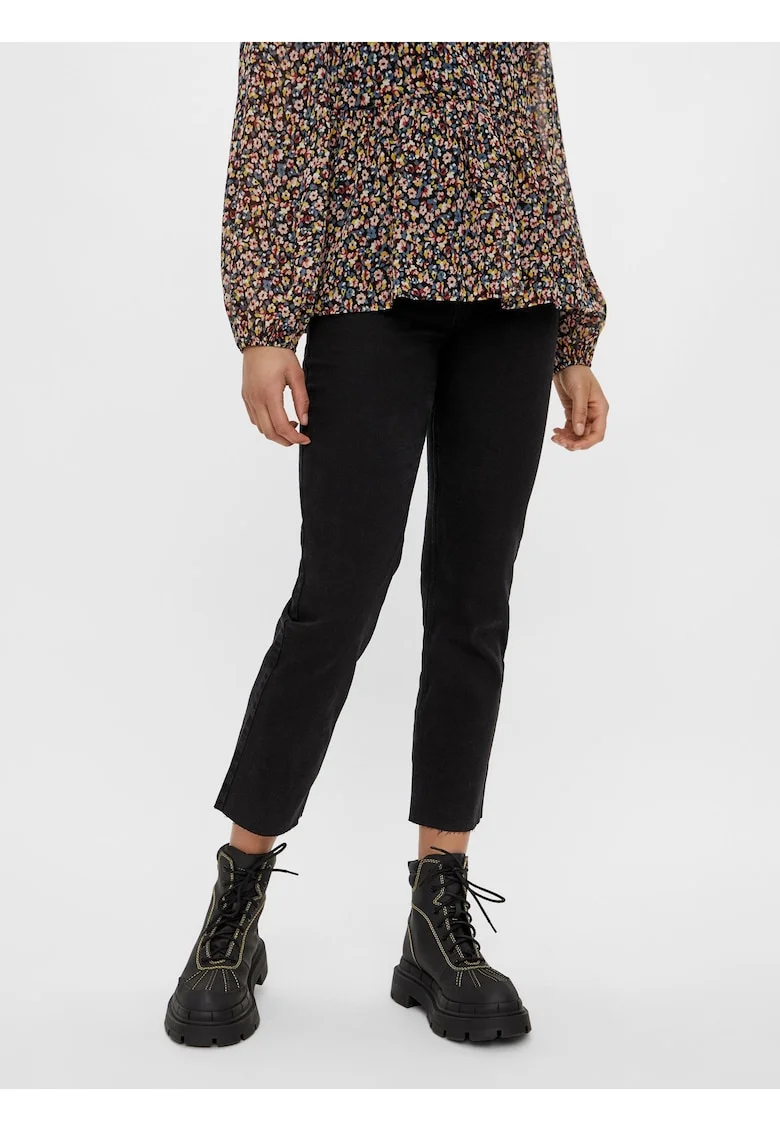 Blugi drepti crop Luna