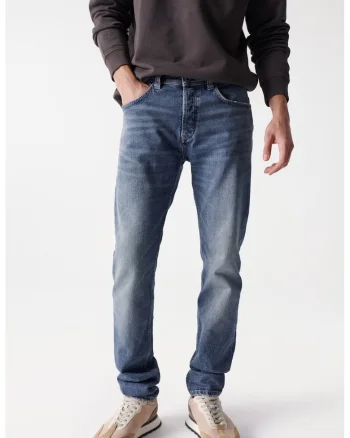 Blugi uni regular fit