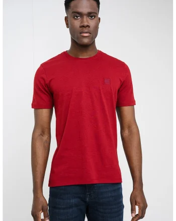 Tricou din bumbac Tales, Visiniu