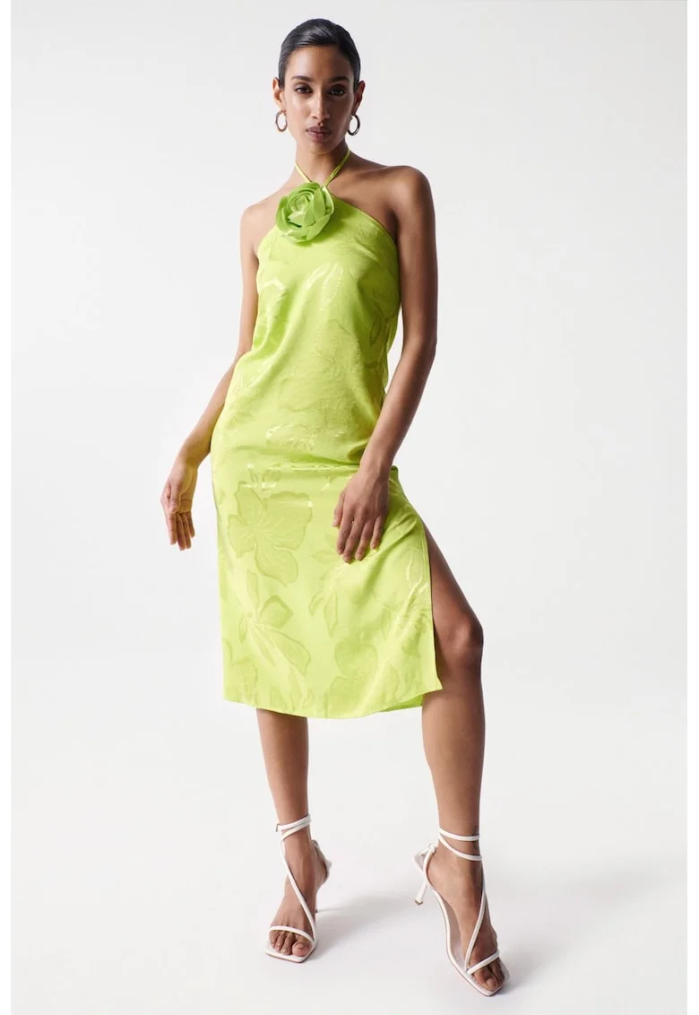 Rochie Midi Cu slit lateral