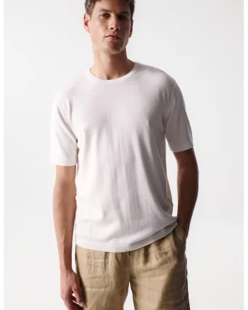 - Tricou din amestec de lana Regular fit