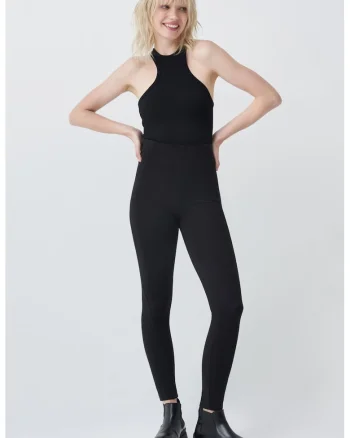 Colanti Contour Crop cu talie inalta