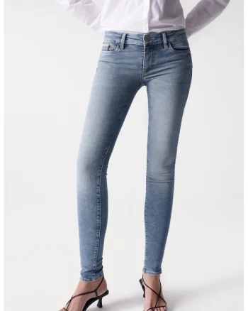 - Blugi Skinny cu talie joasa