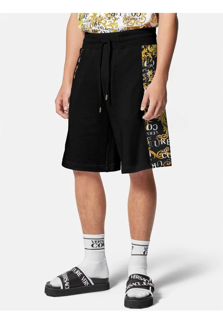Pantaloni de trening scurti din bumbac,