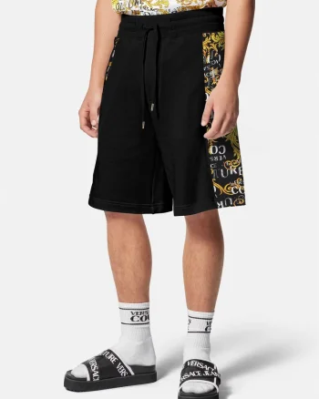 Pantaloni de trening scurti din bumbac,