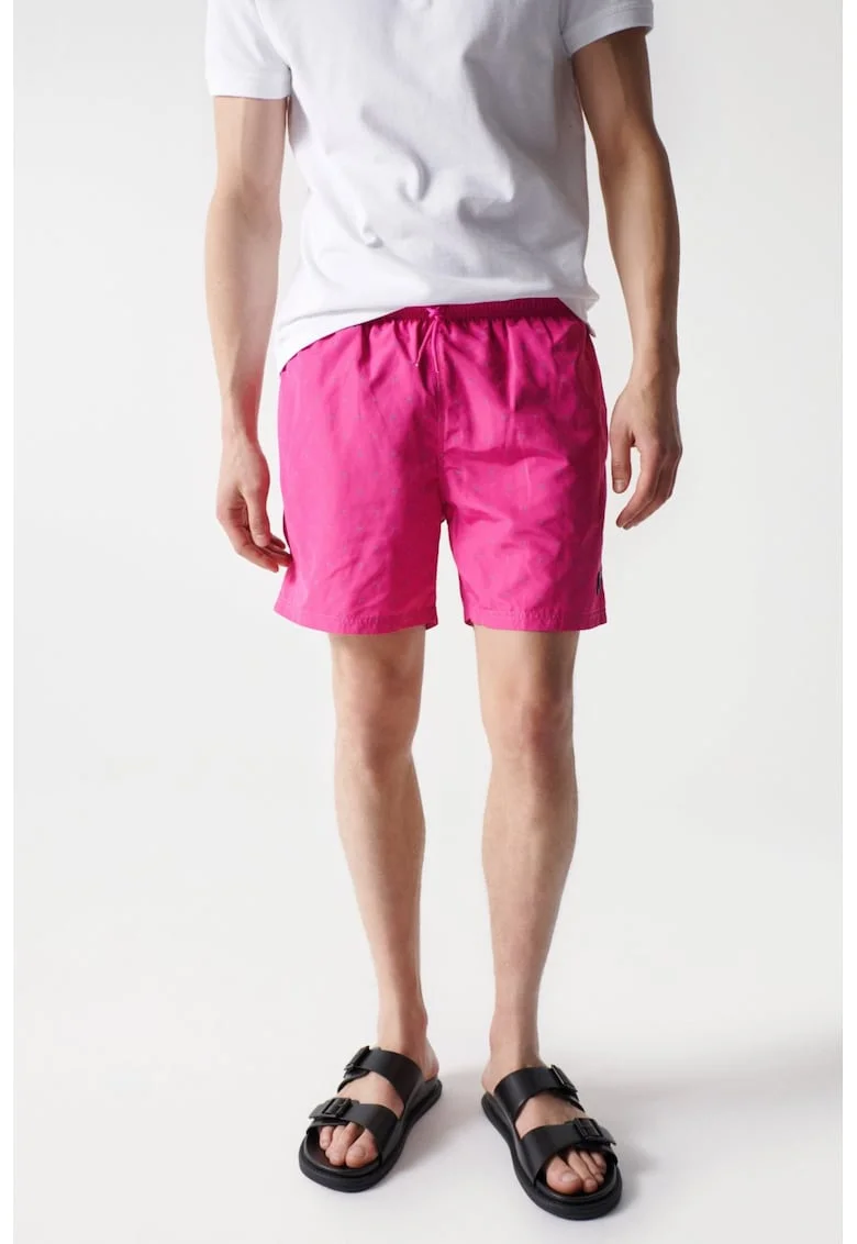 Pantaloni scurti de baie cu talie elastica