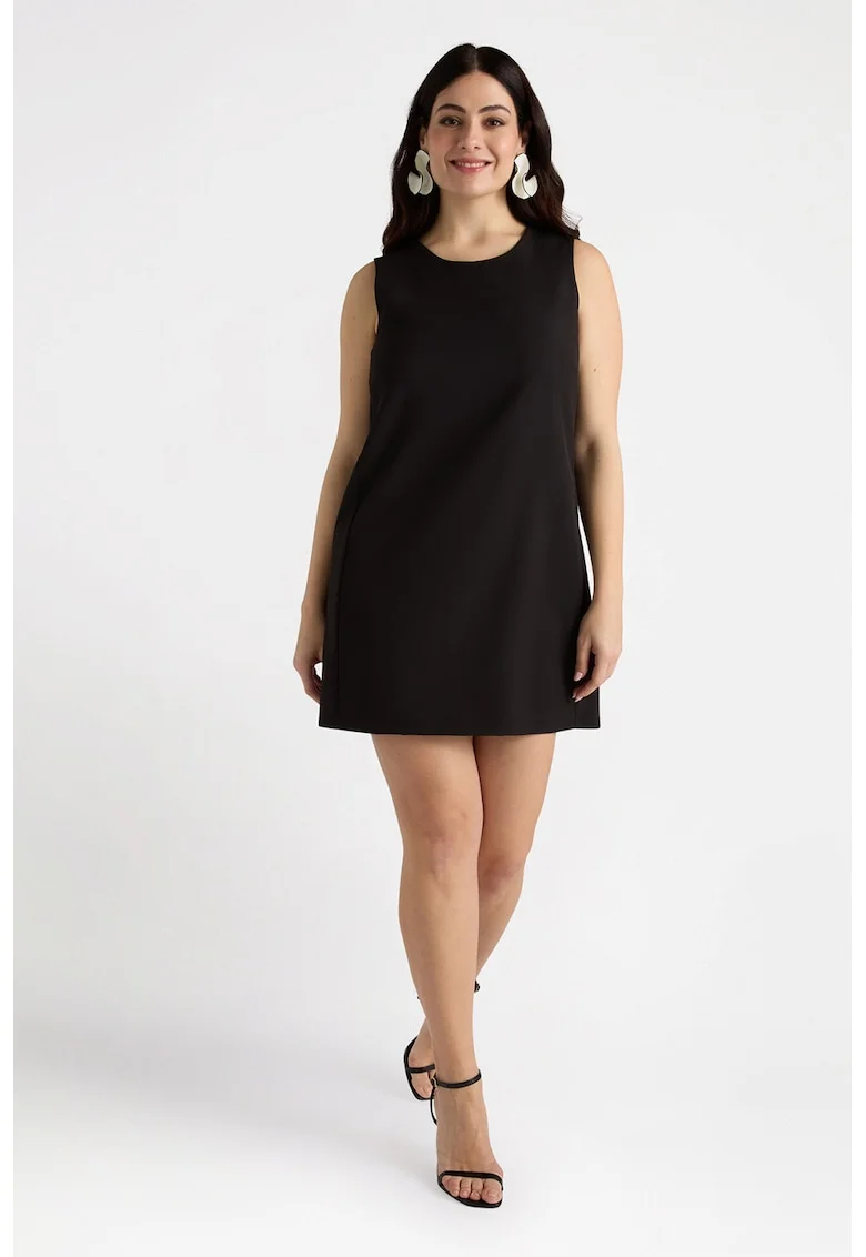 Rochie mini uni, Negru