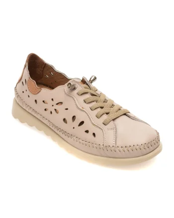 Pantofi GRYXX gri, EV2945, din piele naturala