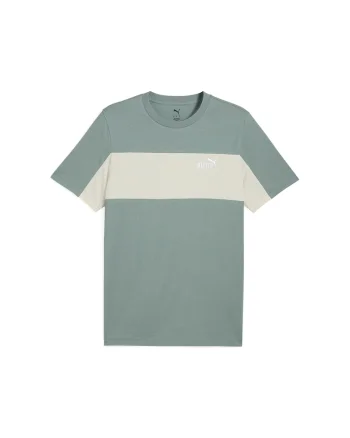 Tricou cu detaliu logo, Alb fildes/Verde persan