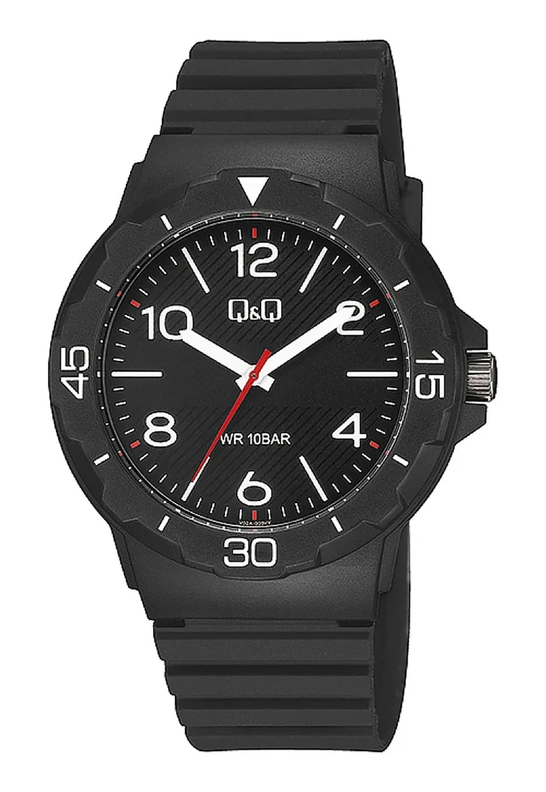 Ceas quartz cu alama, Negru