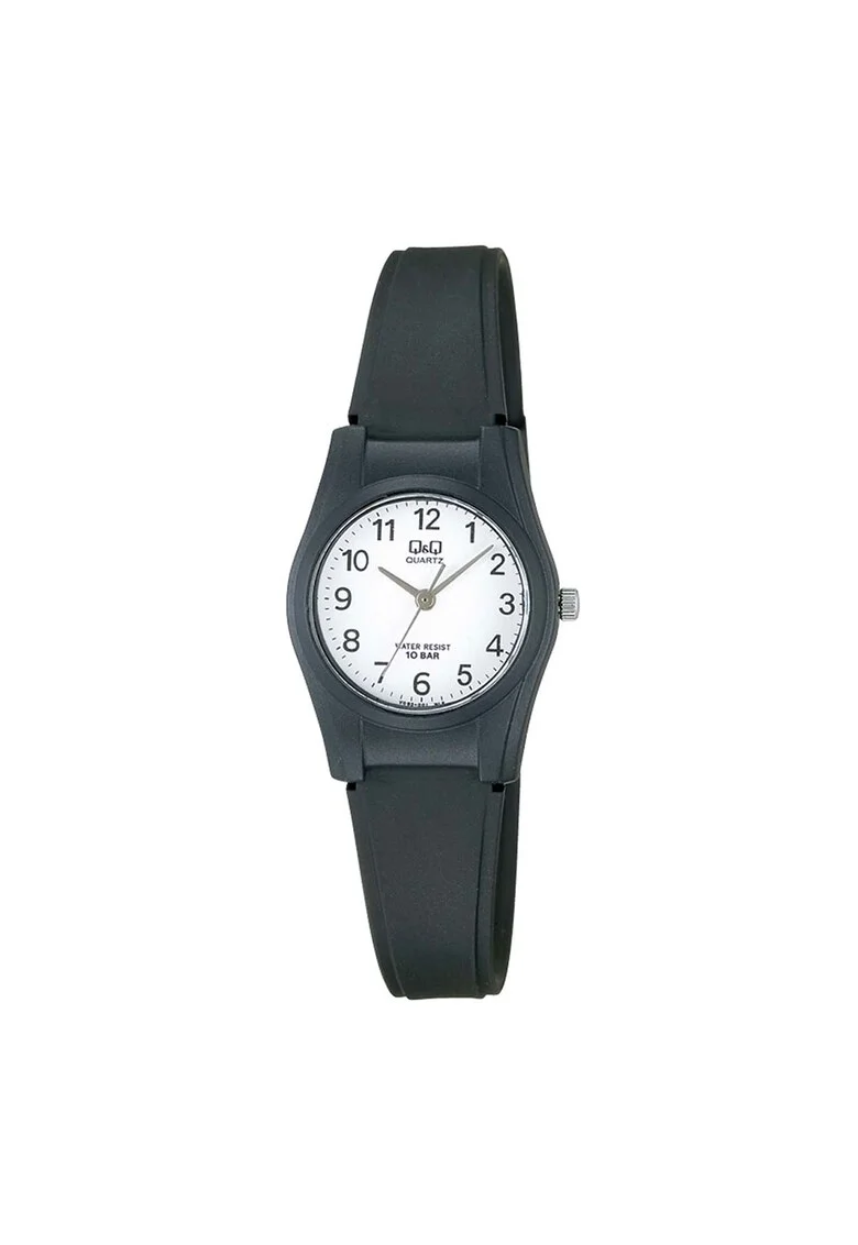 Ceas din plastic, Negru
