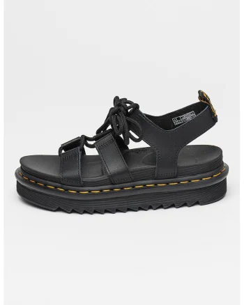 Sandale din piele Athena, Negru