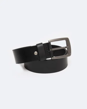 Curea din piele, negru,
