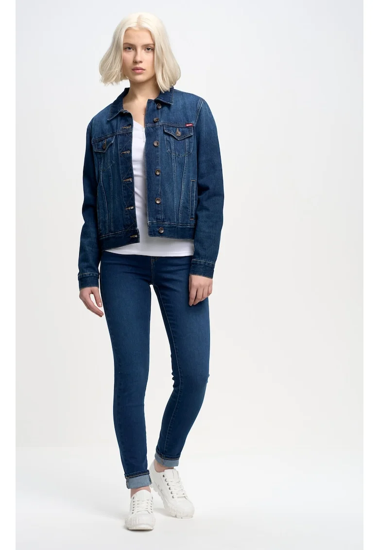 Blugi skinny cu talie inalta Clara