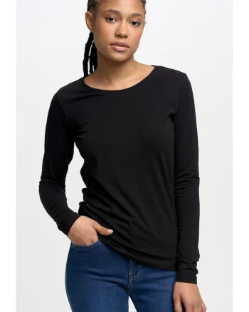 Bluza din jerseu cu decolteu rotund SUPICLASSICALA 906