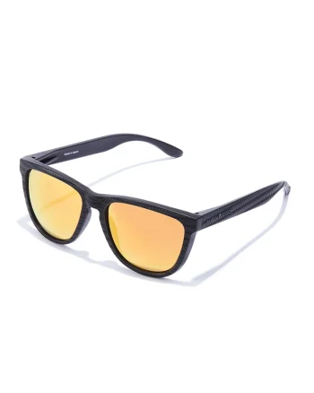 Ochelari de soare unisex cu lentile polarizate, Negru