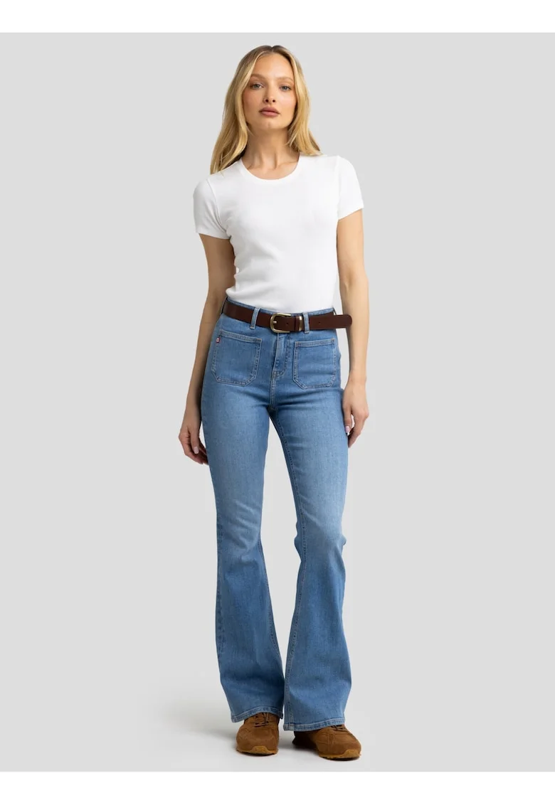 Blugi cu talie inalta Sophie 343
