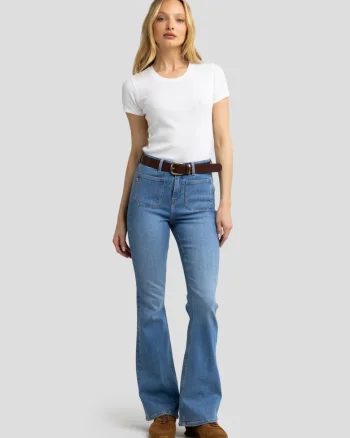 Blugi cu talie inalta Sophie 343