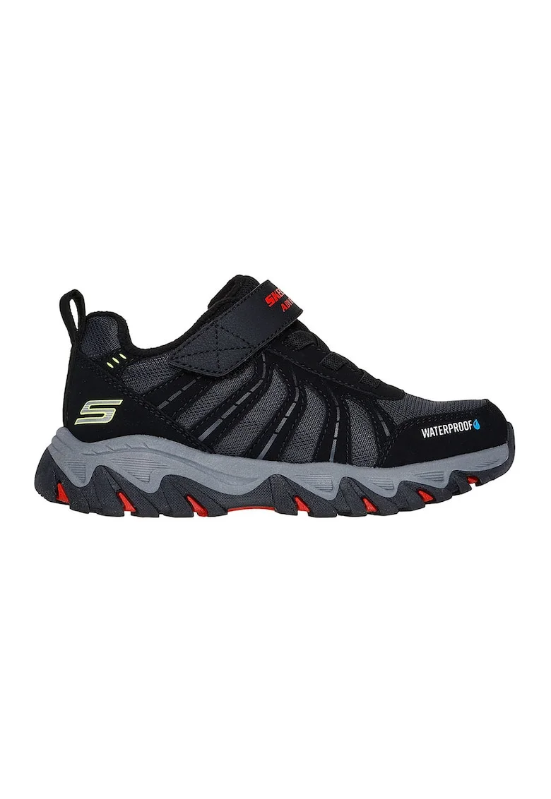 Pantofi sport cu velcro Adventure Waterproof, Rosu/Negru