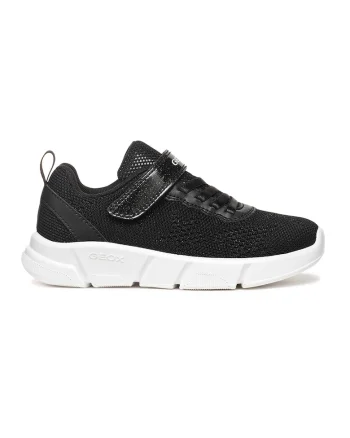 Pantofi sport low-cut cu velcro, Negru