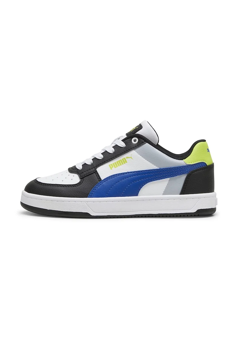 Pantofi sport Caven 2.0 cu model colorblock, Alb/Negru/Albastru royal