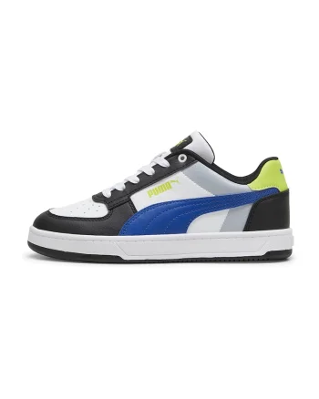 Pantofi sport Caven 2.0 cu model colorblock, Alb/Negru/Albastru royal