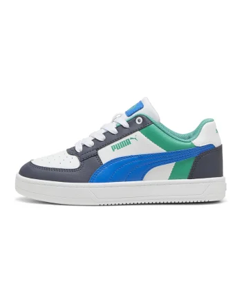 Pantofi sport Caven 2.0 cu model colorblock, Alb/Verde/Albastru royal
