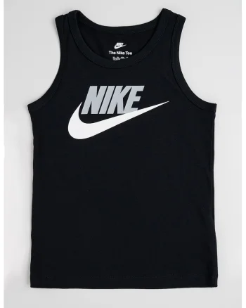 Top cu imprimeu logo, Alb/Negru