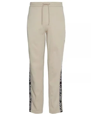 Pantaloni de trening cu banda logo in parti,