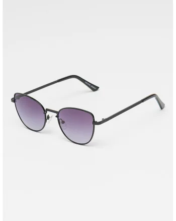 Ochelari de soare aviator cu lentile in degrade, Negru