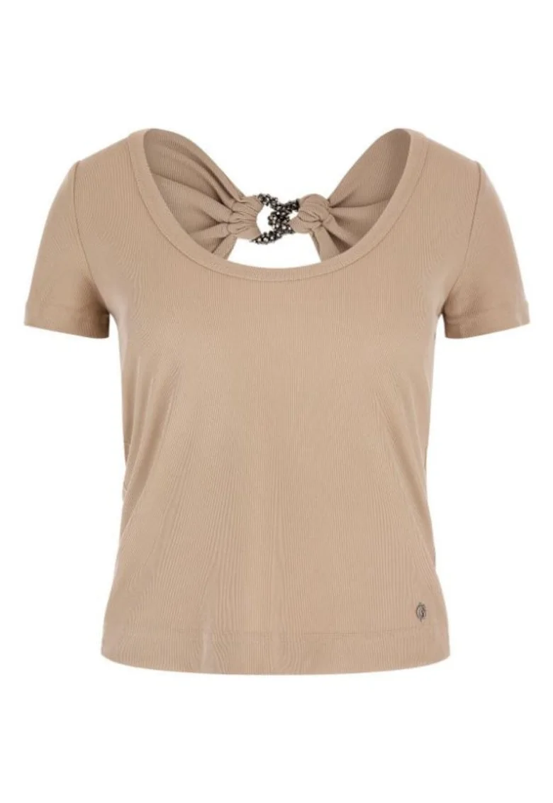 Tricou cu detaliu metalic W3GP21KAQL2 - G036