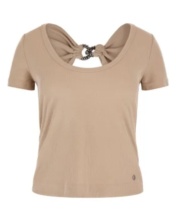 Tricou cu detaliu metalic W3GP21KAQL2 - G036