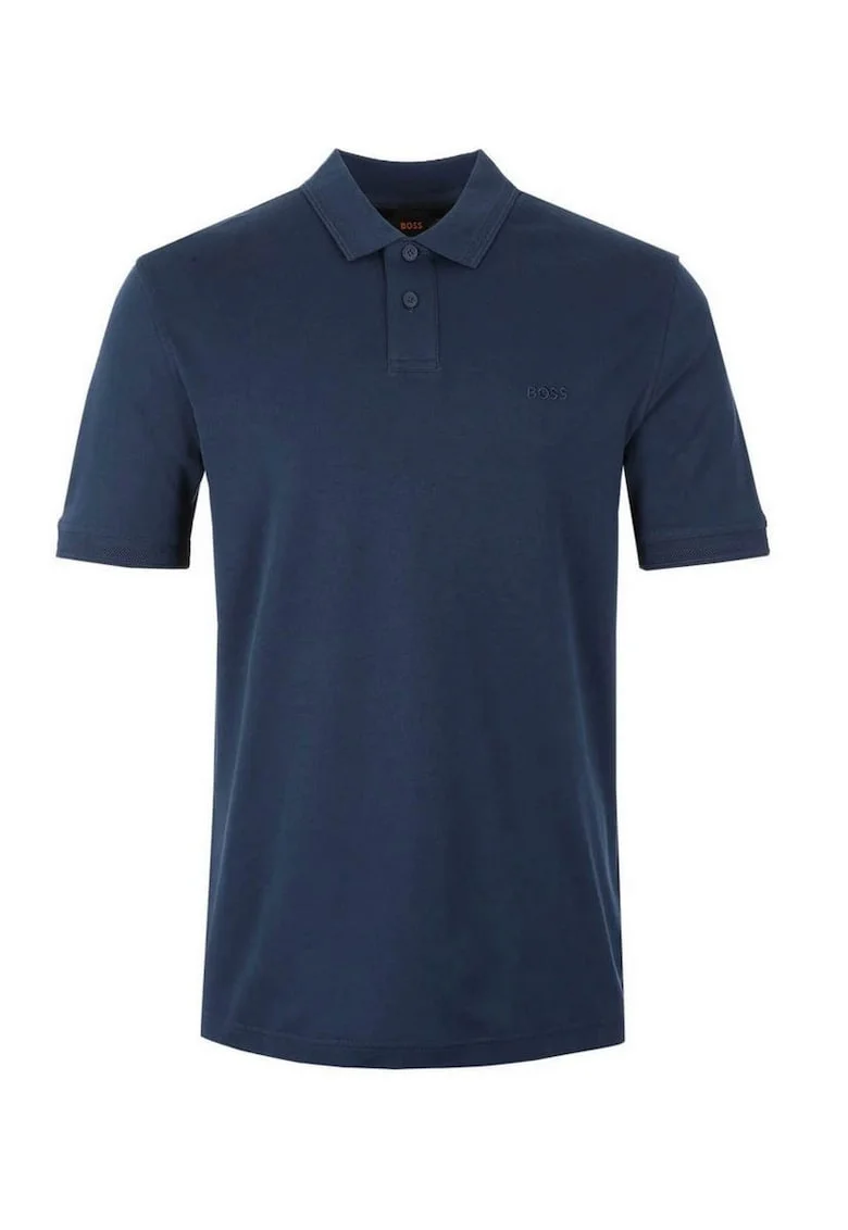Tricou polo slim fit din bumbac,