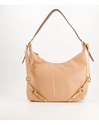 Geanta de umar,  piele naturala, roz, 28x37x9cm, cu 2 buzunare interioare, 1 buzunar exterior, curea reglabila.