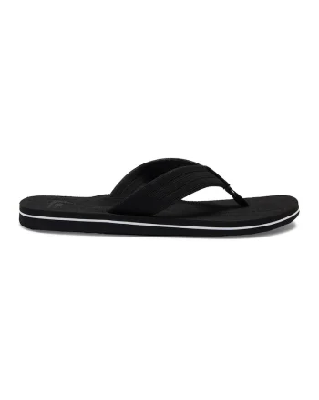 Papuci flip-flop cu logo discret Molokai Layback, Alb/Negru