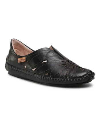 Pantofi dama,  207905283, Negru, Piele naturala, Negru