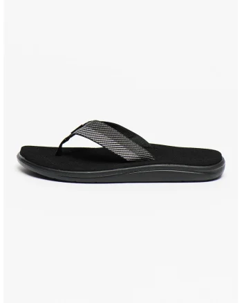 Papuci flip-flop cu bareta din material textil Voya, Negru/Gri