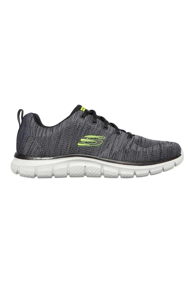 Pantofi sport de plasa tricotata Front Runner, Negru/Gri
