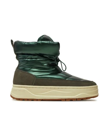 Cizme de zapada PLS50554 Verde,  Piele naturala