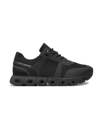 Sneakers Negru,  Piele ecologica, Negru