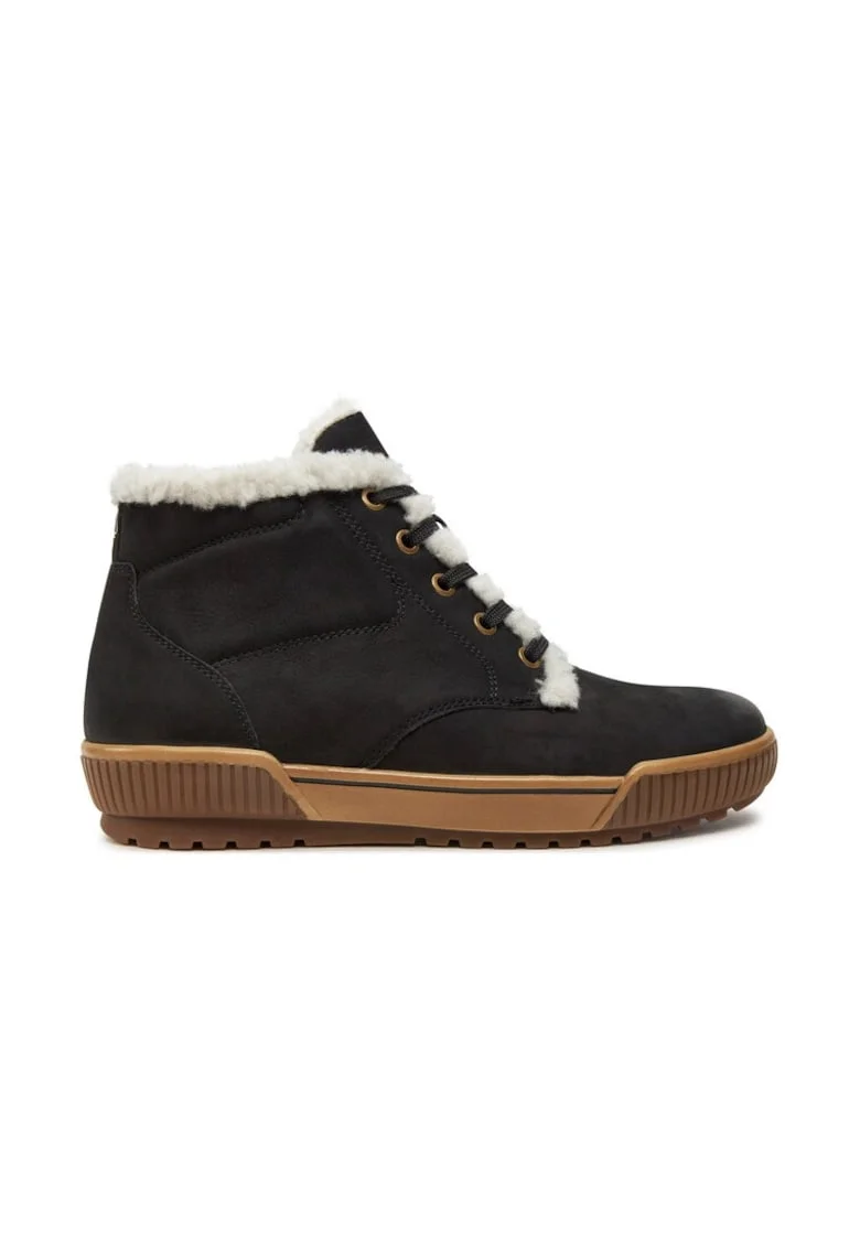 Botine 9-26206-43 Negru,  Piele nabuc, Negru