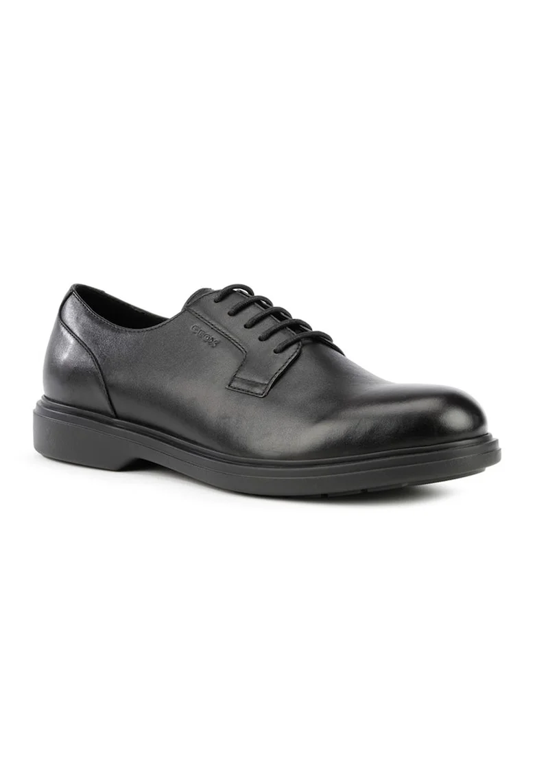 Pantofi derby de piele, Negru