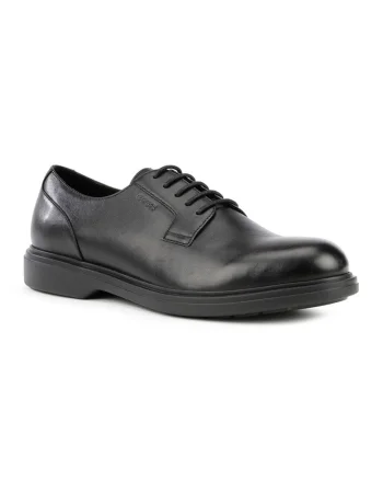 Pantofi derby de piele, Negru
