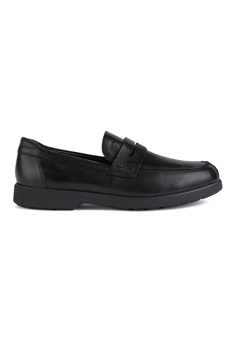 Pantofi loafer de piele, Negru