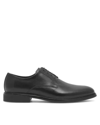 Pantofi barbati,  590558843610240, Piele naturala, Negru
