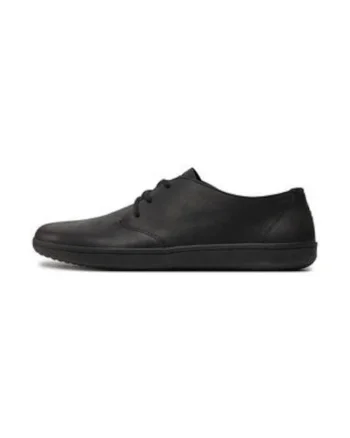 Pantofi barbati, Vivo Barefoot, piele naturala, negru, eleganta clasica, design modern